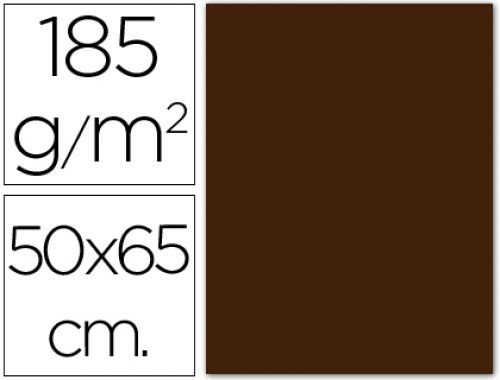 Cartolina guarro 50x65 cm 185 gr castanho , Guarro , 12680 , 3148954223384